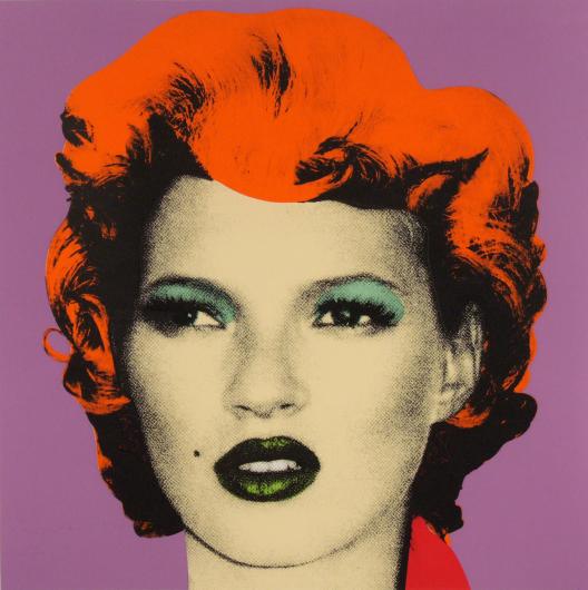 Banksy:Kate (Purple) 