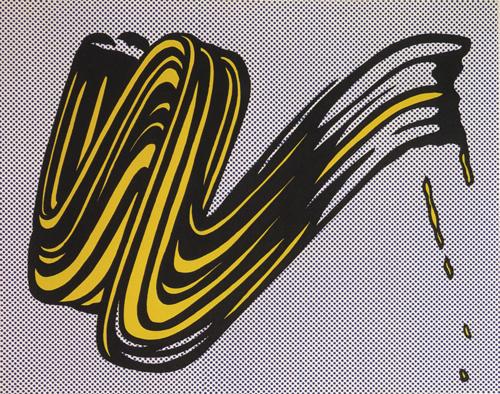 Roy Lichtenstein:Brushstroke