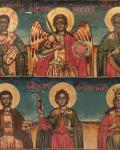 Andipa Icons, 'Saints - Two Tiers', showing December 2015 at Andipa Gallery.