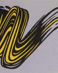 Lichtenstein, “Brushstroke” at Andipa Gallery