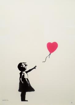 Banksy:Girl With Balloon Print