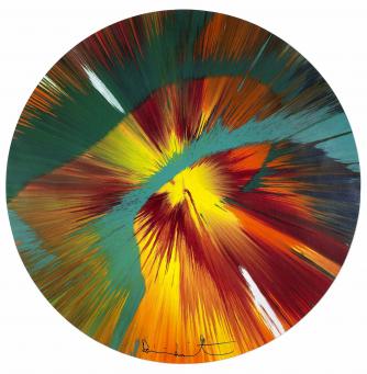 Damien Hirst:Beautiful Paper Spin for Situation Gigi
