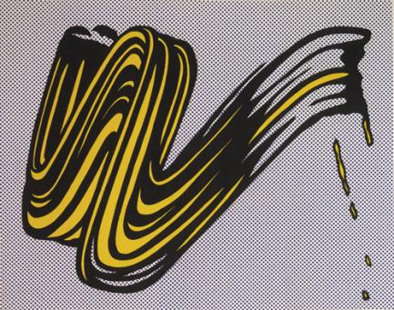 Roy Lichtenstein:Brushstroke