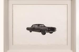 Andy Warhol artwork 'Untitled (Car)' 1962 unique work on paper, Andipa Gallery.